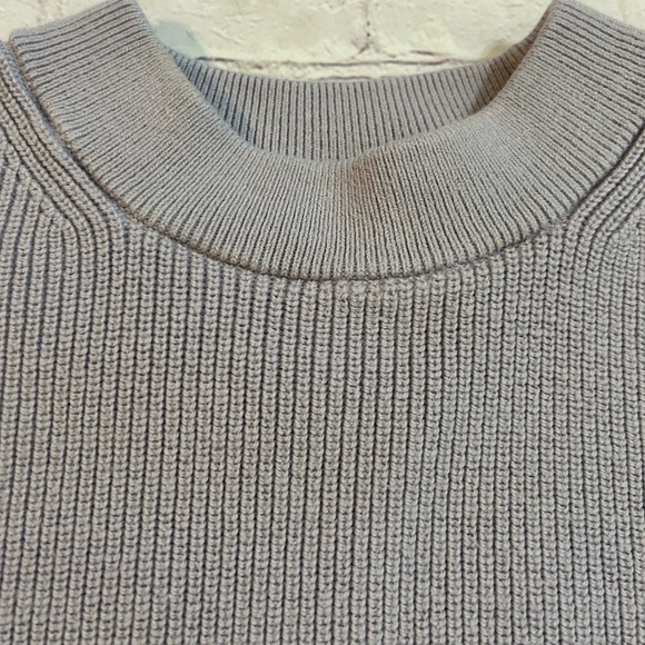 Lululemon Merino Wool-Blend Ribbed Crewneck Sweater Faint Lavender Small Relaxed - Picture 7 of 9
